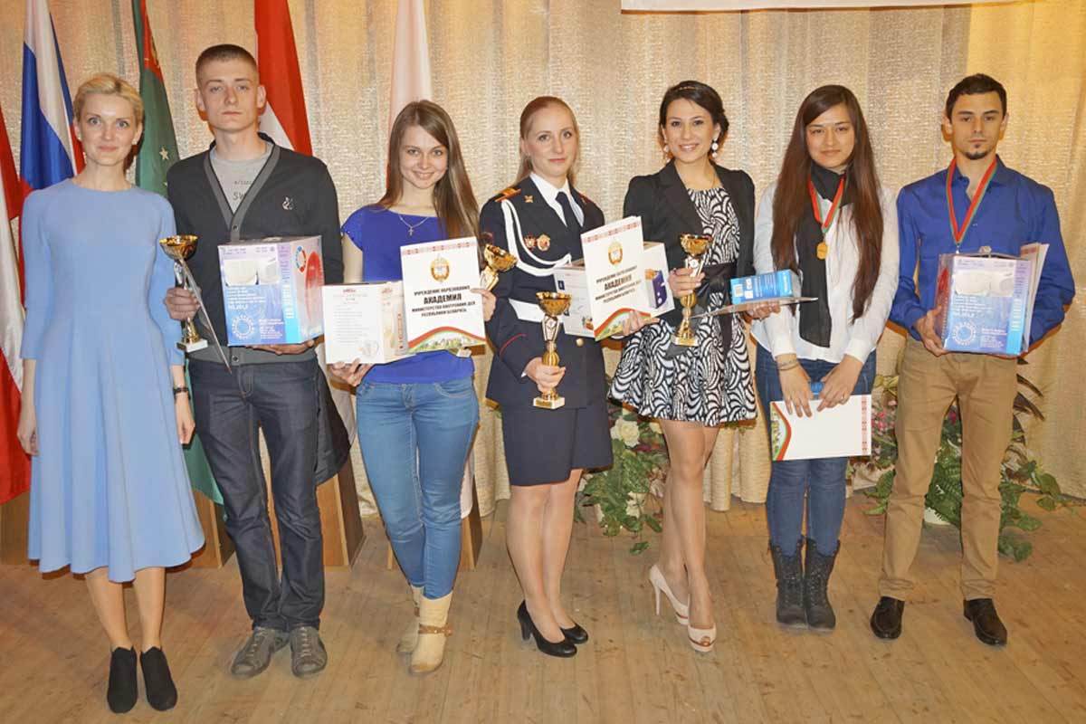 Золото и серебро конкурса ораторов завоевала Академия МВД Беларуси