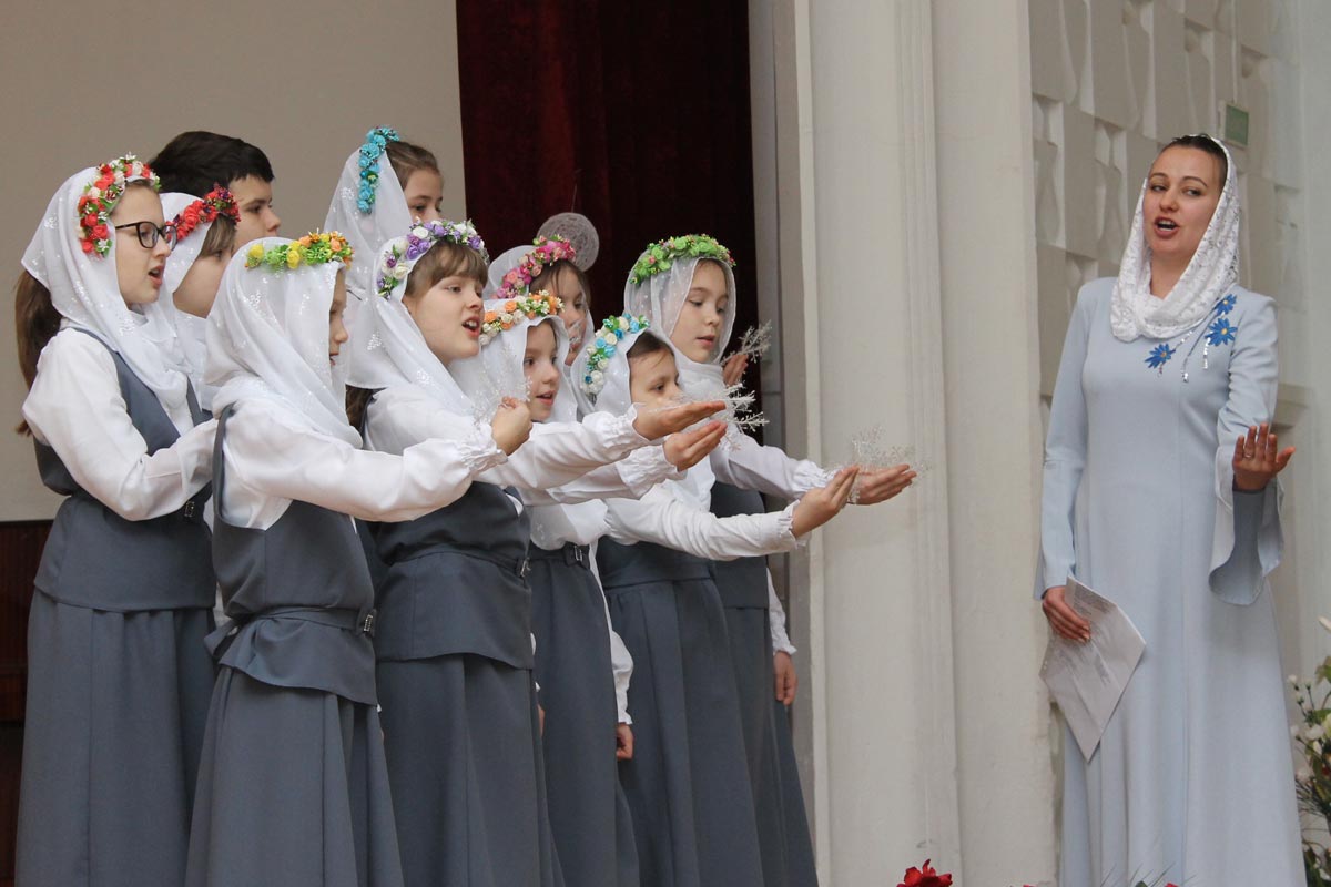 Концерт в Академии МВД, подготовленный воспитанниками воскресной школы