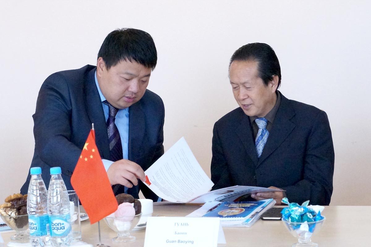 Визит делегации из Китая в Академию МВД Беларуси