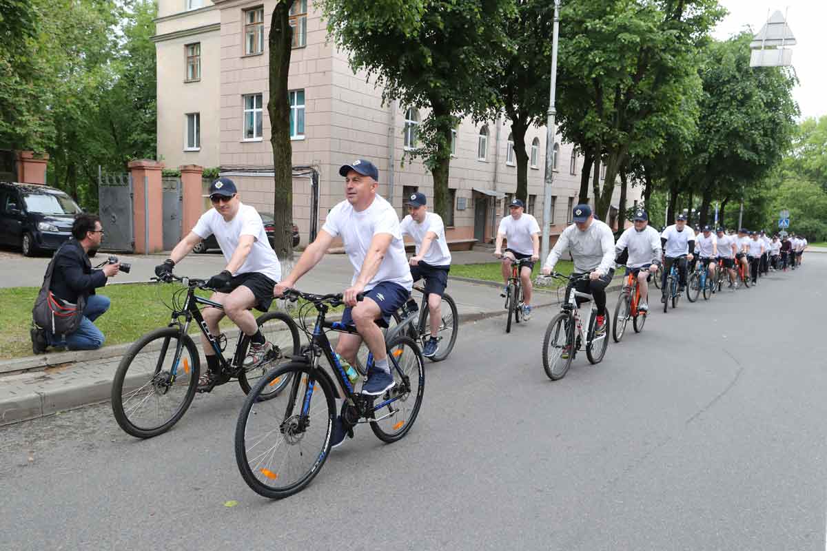 Представители академии - участники велопробега «Дорогами Победы»