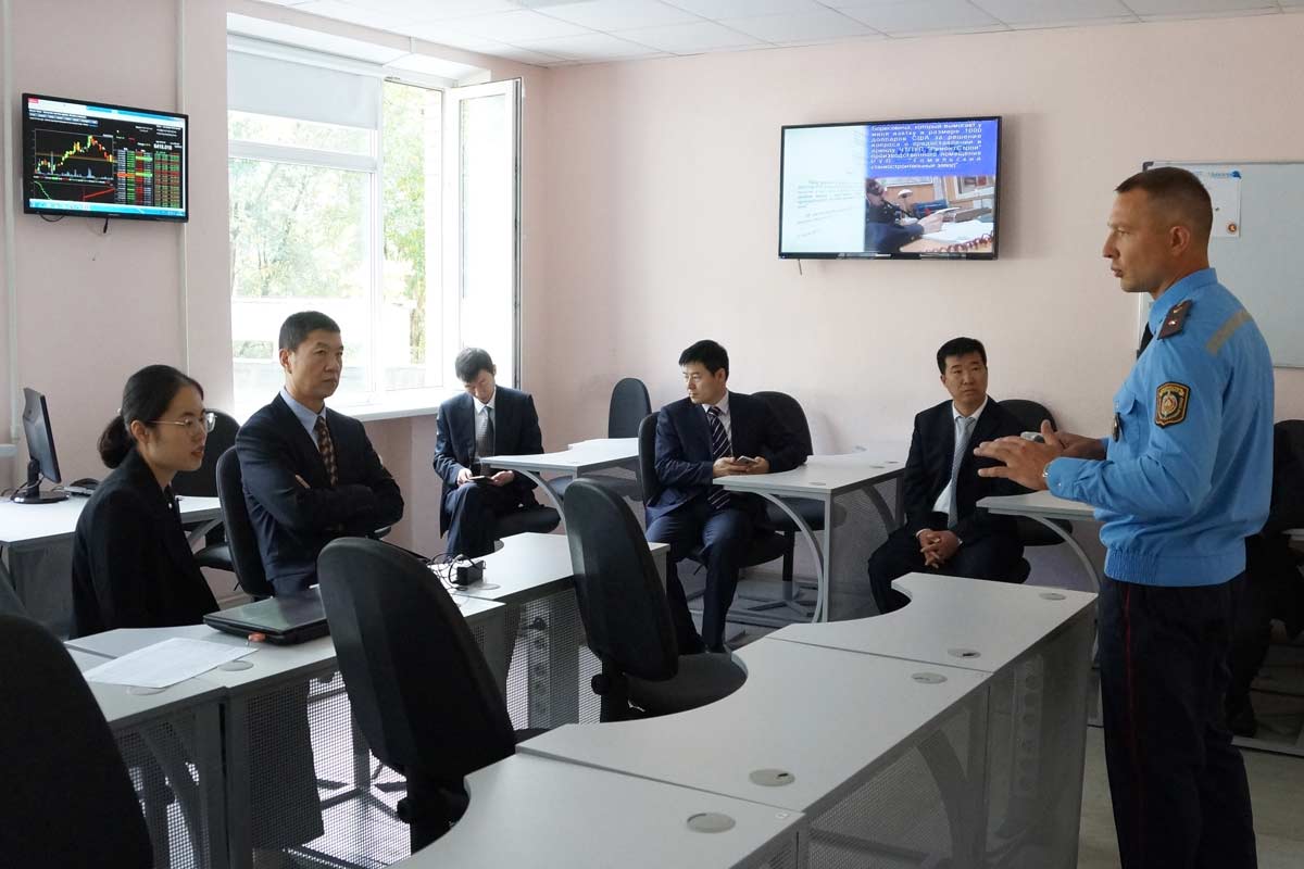 Визит делегации Китая в Академию МВД Беларуси