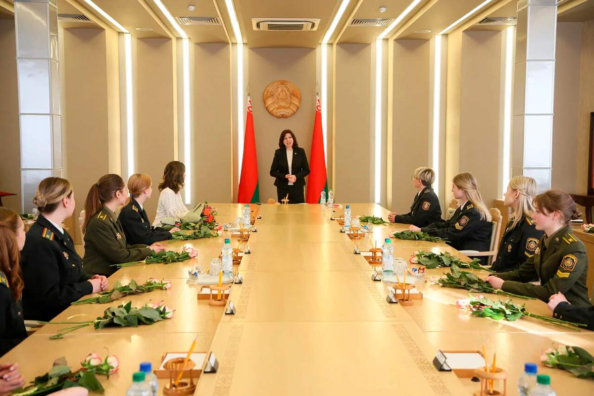 Встреча председателя Совета Республики с курсантами ведомственных вузов