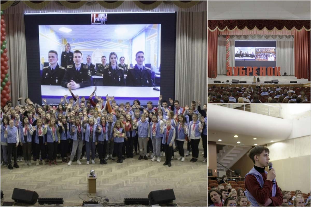 Онлайн-встреча Национального детского центра «Зубренок» и Академии МВД
