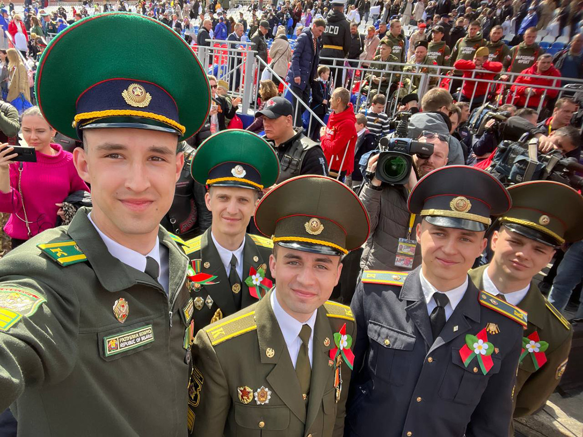 На параде Победы в Москве