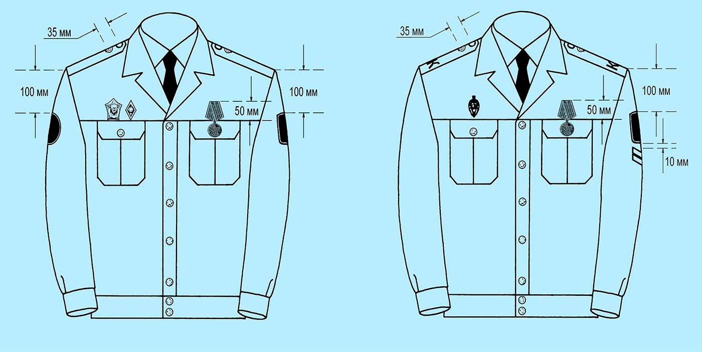 Правила оформления форменной одежды сотрудников органов внутренних дел Республики Беларусь